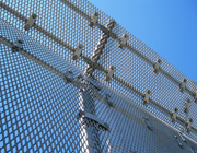 Gregory Fence Expanded Metal Fence Panel System being used as a high security fence