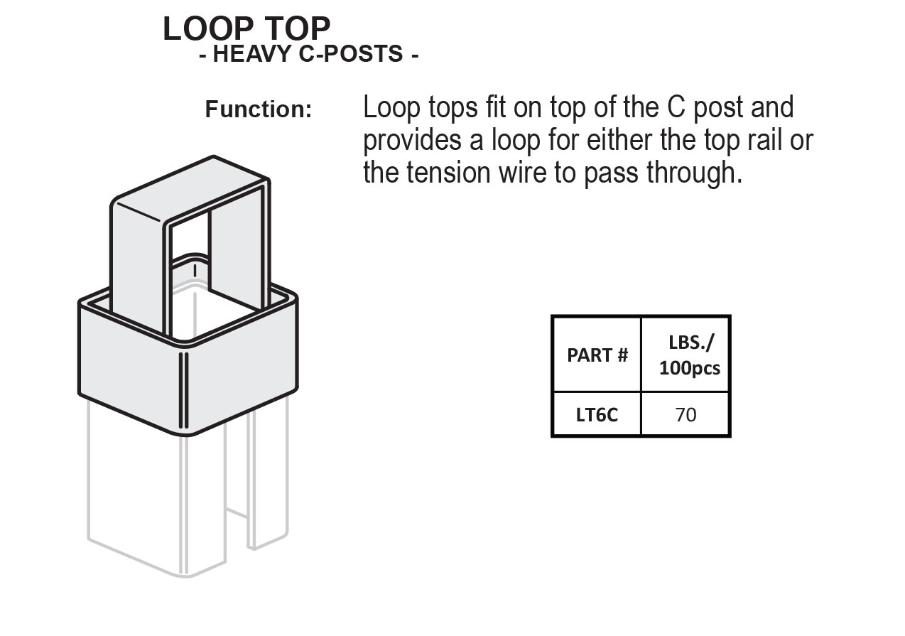 Loop Top - Heavy C-Posts