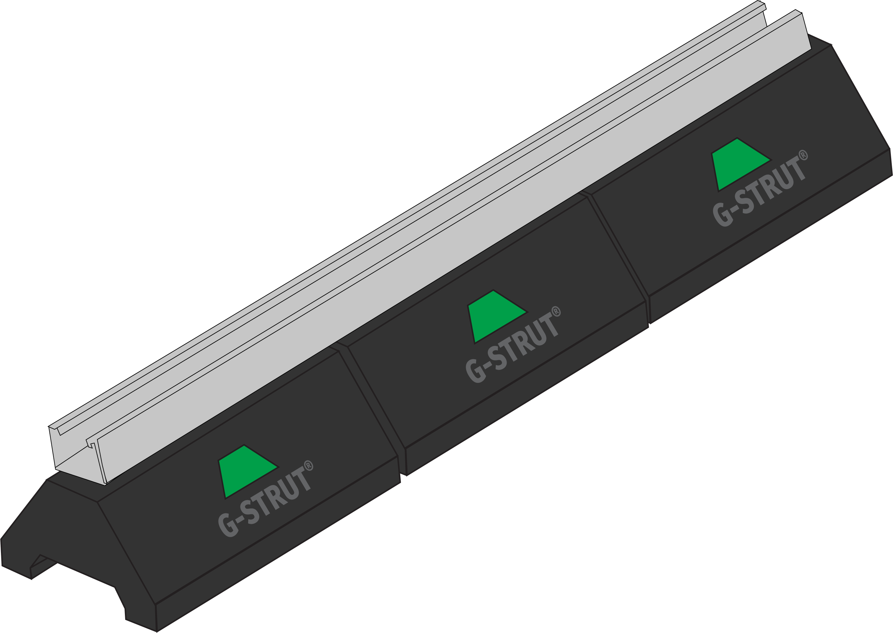 GRB103 Rooftop Support Block