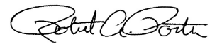 Bob Porter Signature