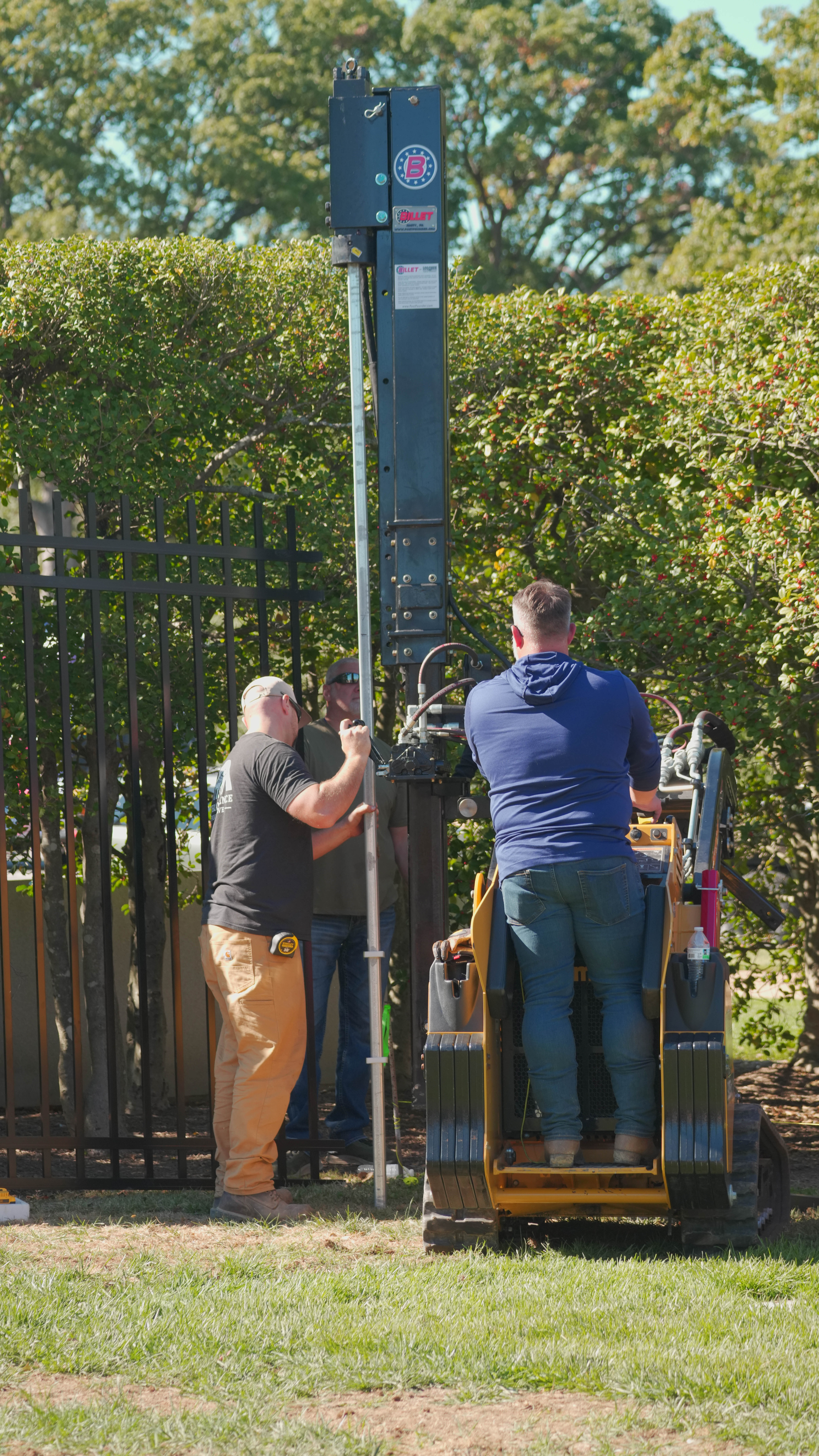 Billet Pro hydraulic driver installing C-POST