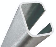 Gregory C-Post adds enhanced strength for metal post fence and metal post for wood fence.