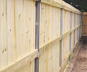 C-posts for metal and wood fencing