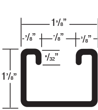 382 channel dimensions