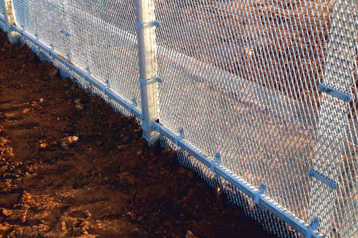 Expanded metal fence 4
