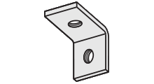 2 hole tapped corner