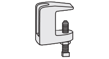 UNIVERSAL DUCTILE BEAM CLAMP (SMALL MOUTH)