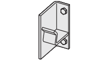 2 HOLE AXLE SUPPORT LEFT