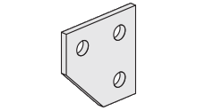 3 hole corner connector