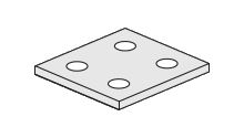 4 hole splice plate