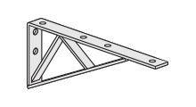 6 hole heavy duty braced