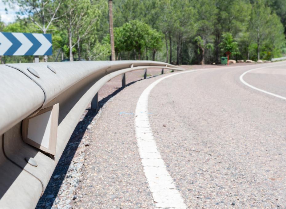 Guardrail from Gregory Highway that can save lives in the event of a crash.