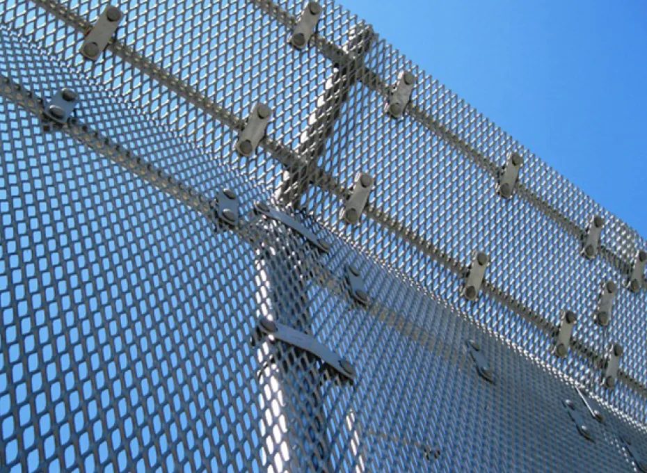 Commercial fence system from Gregory Fence.