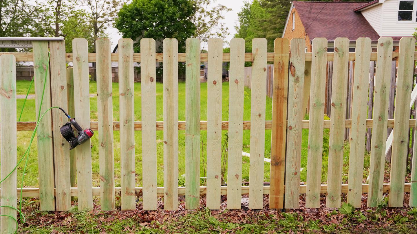 C-POST Wood Fence